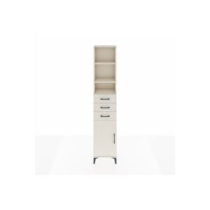 Arges Dolap 4 Raflı 3 Çekmeceli Tek Kapaklı 44x30x221 Aytaşı-aytaşı