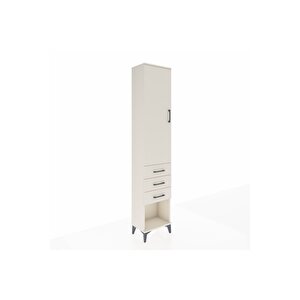 Arges Dolap 2 Raflı 3 Çekmeceli Tek Askılı 44x30x221 Aytaşı-aytaşı