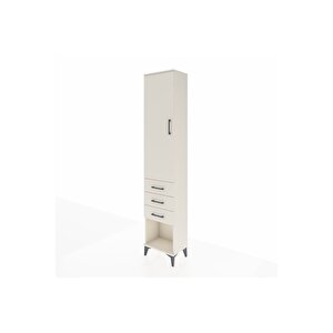 Arges Dolap 2 Raflı 3 Çekmeceli Tek Askılı 44x30x221 Aytaşı-aytaşı