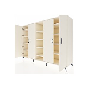 Kronos Dolap 12 Raflı 4 Kapaklı 220x59x163 Aytaşı-aytaşı