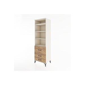 Hyperion Dolap 4 Raflı 3 Çekmeceli 60x44x195 Aytaşı-çam