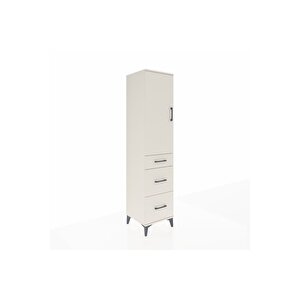 Hyperion Dolap 3 Raflı 3 Çekmeceli Tek Kapaklı 44x44x195 Aytaşı-aytaşı