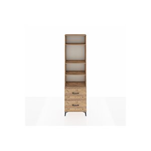 Arges Dolap 4 Raflı 2 Çekmeceli 60x30x221 Çam-çam