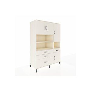 Kronos Dolap 9 Raflı 4 Çekmeceli 4 Kapaklı 132x59x195 Aytaşı-aytaşı/aytaşı