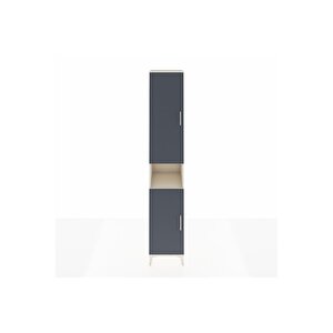 Hyperion Dolap 7 Raflı 2 Kapaklı 44x44x243 Aytaşı-antrasit