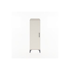 Hyperion Dolap Tek Kapaklı Tek Askılı 44x44x134 Aytaşı-aytaşı