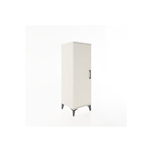 Hyperion Dolap Tek Kapaklı Tek Askılı 44x44x134 Aytaşı-aytaşı