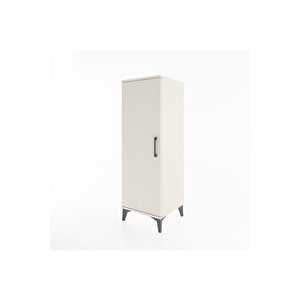 Hyperion Dolap Tek Kapaklı Tek Askılı 44x44x134 Aytaşı-aytaşı