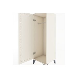 Hyperion Dolap Tek Kapaklı Tek Askılı 44x44x134 Aytaşı-aytaşı