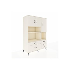 Kronos Dolap 8 Raflı 5 Çekmeceli 3 Kapaklı 132x59x195 Aytaşı-aytaşı/aytaşı