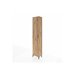 Arges Dolap 2 Raflı Tek Kapaklı Tek Askılı 44x30x221 Çam-çam