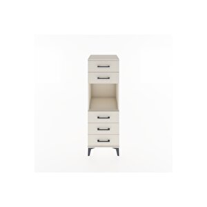 Hyperion Dolap Tek Raflı 5 Çekmeceli 44x44x134 Aytaşı-aytaşı