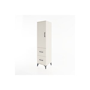 Hyperion Dolap 3 Raflı 2 Çekmeceli Tek Kapaklı 44x44x182 Aytaşı-aytaşı