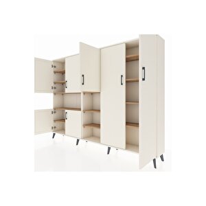 Arges Dolap 13 Raflı 7 Kapaklı 220x30x163 Aytaşı-aytaşı/çam