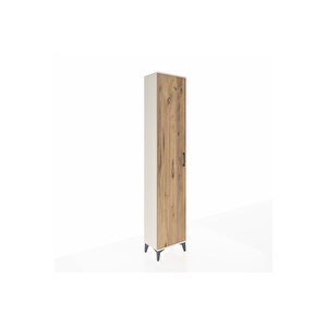 Arges Dolap 2 Raflı Tek Kapaklı Tek Askılı 44x30x221 Aytaşı-çam