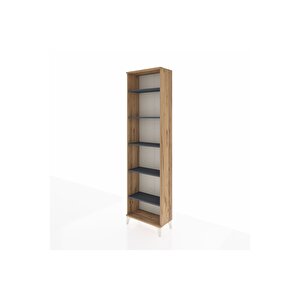 Arges Dolap 5 Raflı 60x30x221 Çam-antrasit