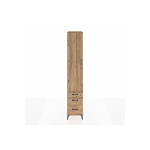 Hyperion Dolap 3 Raflı 3 Çekmeceli Tek Askılı 44x44x243 Çam-çam