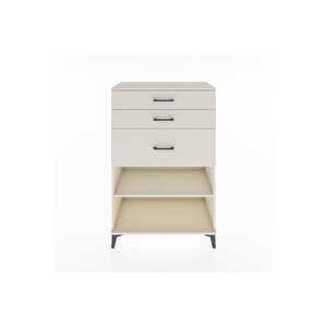 Hyperion Dolap Tek Raflı 3 Çekmeceli 88x44x134 Aytaşı-aytaşı
