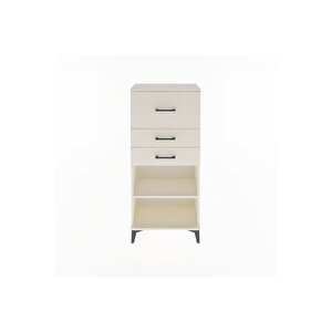 Arges Dolap Tek Raflı 3 Çekmeceli 60x30x134 Aytaşı-aytaşı
