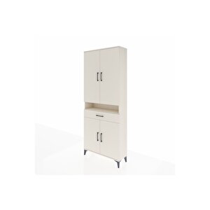 Arges Dolap 5 Raflı Tek Çekmeceli 4 Kapaklı 88x30x221 Aytaşı-aytaşı