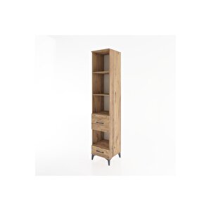 Hyperion Dolap 4 Raflı 2 Çekmeceli 44x44x221 Çam-çam