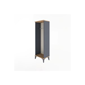 Arges Dolap Tek Askılı 44x30x134 Antrasit-çam