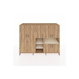 Kronos Dolap 13 Raflı 7 Kapaklı 220x59x163 Çam-çam/aytaşı