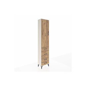 Arges Dolap 2 Raflı 4 Çekmeceli Tek Askılı 44x30x221 Aytaşı-çam
