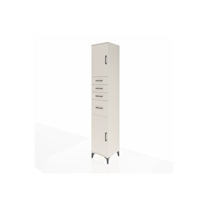 Hyperion Dolap 3 Raflı 4 Çekmeceli 2 Kapaklı 44x44x243 Aytaşı-aytaşı