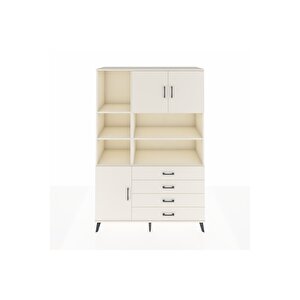 Hyperion Gardrop 8 Raflı 4 Çekmeceli 3 Kapaklı 132x44x195 Aytaşı-aytaşı