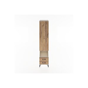 Hyperion Dolap 3 Raflı 2 Çekmeceli Tek Askılı 44x44x221 Aytaşı-çam