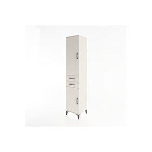 Hyperion Dolap 3 Raflı 2 Çekmeceli Tek Askılı 44x44x221 Aytaşı-aytaşı