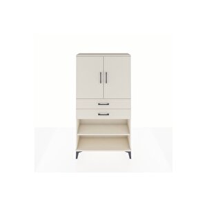 Arges Dolap 3 Raflı 2 Çekmeceli 2 Kapaklı 88x30x163 Aytaşı-aytaşı