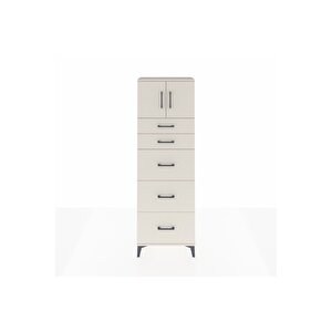 Arges Dolap Tek Raflı 5 Çekmeceli 2 Kapaklı 60x30x182 Aytaşı-aytaşı