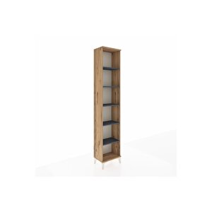 Arges Dolap 5 Raflı 44x30x221 Çam-antrasit