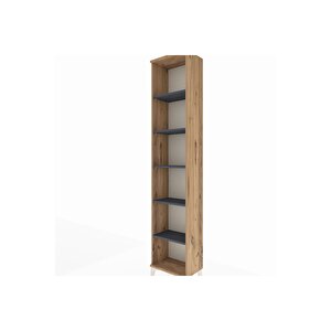 Arges Dolap 5 Raflı 44x30x221 Çam-antrasit
