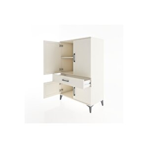 Hyperion Dolap 2 Raflı Tek Çekmeceli 4 Kapaklı 88x44x134 Aytaşı-aytaşı