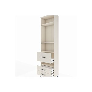 Arges Dolap 4 Raflı 3 Çekmeceli 60x30x221 Aytaşı-aytaşı