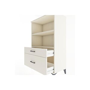 Hyperion Dolap 2 Raflı 2 Çekmeceli 88x44x134 Aytaşı-aytaşı