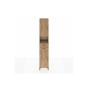 Hyperion Dolap 5 Raflı 2 Çekmeceli 2 Kapaklı 44x44x243 Çam-çam