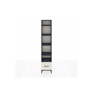 Arges Dolap 5 Raflı Tek Çekmeceli 44x30x221 Antrasit-aytaşı