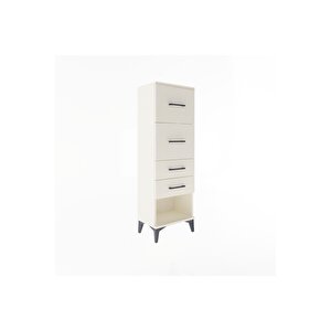 Arges Dolap 4 Çekmeceli 44x30x134 Aytaşı-aytaşı