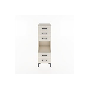 Hyperion Dolap Tek Raflı 5 Çekmeceli 44x44x134 Aytaşı-aytaşı