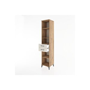 Hyperion Dolap 4 Raflı 2 Çekmeceli 44x44x221 Çam-aytaşı