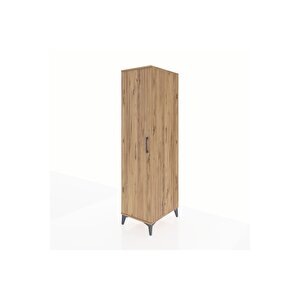 Kronos Dolap 2 Raflı Tek Kapaklı Tek Askılı 44x59x182 Çam-çam