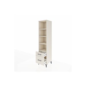 Hyperion Dolap 4 Raflı 2 Çekmeceli 44x44x195 Aytaşı-aytaşı