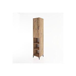 Hyperion Dolap 5 Raflı Tek Kapaklı 44x44x221 Çam-çam