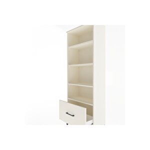 Arges Dolap 4 Raflı Tek Çekmeceli 60x30x163 Aytaşı-aytaşı