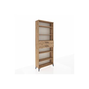 Arges Dolap 5 Raflı 2 Çekmeceli 88x30x221 Çam-çam