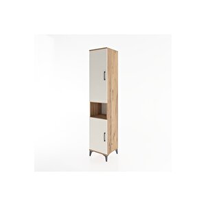 Hyperion Dolap 5 Raflı 2 Kapaklı 44x44x221 Çam-aytaşı